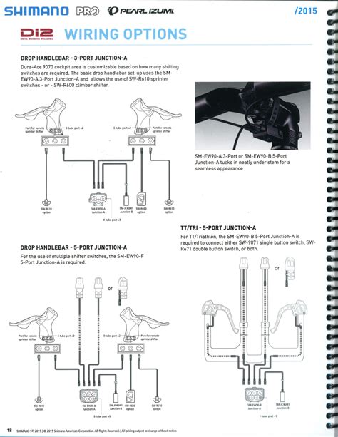 di2 junction box wiring diagram|shimano di2 instruction manual.